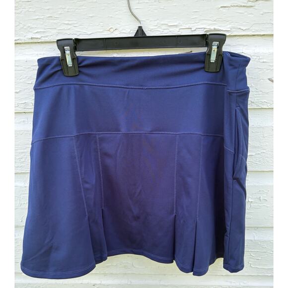 NWT WOMEN'S BERMUDA SANDS CAROLINE SKORT SIZE S Blue Golf Tennis Pickleball - Picture 3 of 4